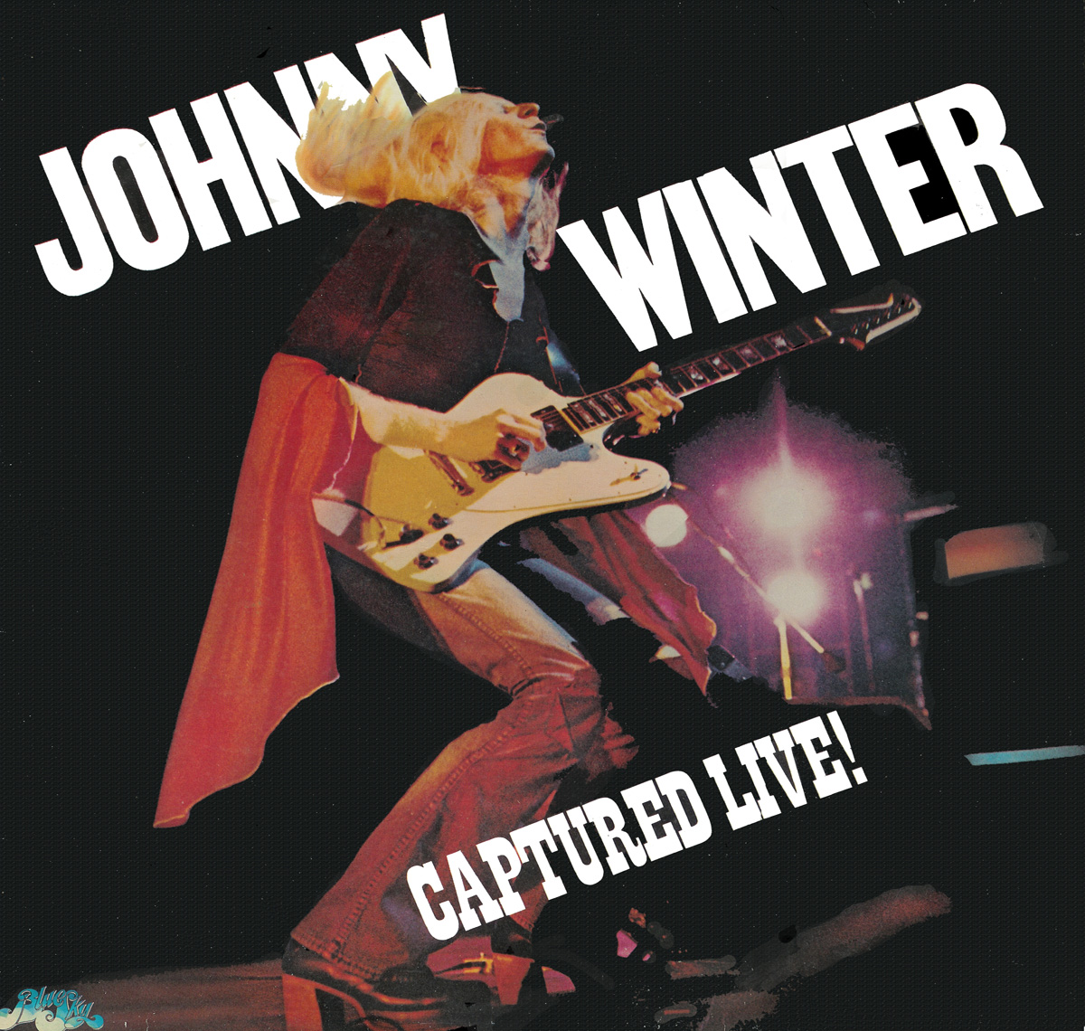 Album Front Cover Photo of JOHNNY WINTER - Captured Live